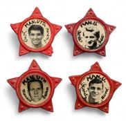 Badges: Manchester Utd Star badges generally early 1960s to include Maurice Setters (different)