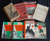 1920s-50s Rugby/Football Annuals (11): To inc Blackheath 1938-9, the popular S Wales Rugger Souvenir