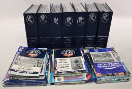 1972-2007 Bolton Wanders Home Football Programmes, a good collection to include 2005-06 UEFA Cup