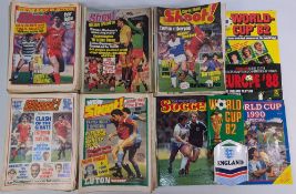 2982-1986 Shoot Football Magazines #110, assorted magazines to include 1984 Holiday Special and Euro