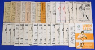 Leigh Rugby League Football Club programmes 1948-1982 to include 48/49 Warrington 49/50 Whitehaven