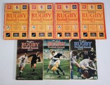 1959-1969 Playfair Rugby Annuals (7): Missing 60-1, 65-6 & 66-7 and the back cover of 1959-60,