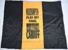 Wolverhampton Wanderers FC memorabilia to include Play Off Final Flag, Paul Ince framed signed