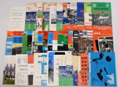 Collection of England international home programmes 1951 Ireland (at Villa), 1955 Scotland, Spain (
