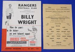 1959 Billy Wright in South Africa (after retiring from Wolves) debut match for Southern Transvaal