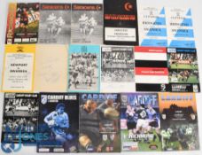 Signed Welsh & English Autographed Rugby Programmes (c.15): From Saracens, Richmond & Newcastle