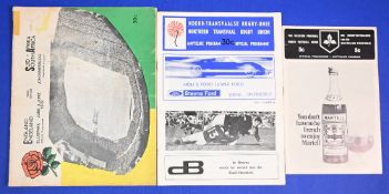 1972 England in S Africa Rugby Programmes (3): The shock England win in the home of the