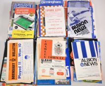 Collection of football club programmes consisting of a cross section of league clubs, good