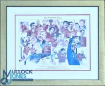The Ferguson Years Alex Ferguson signed limited edition print, also signed by artist Peter