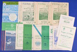 Football League of Ireland inter-league international match programmes v 1947 English League (the