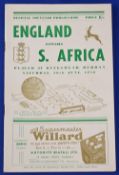 1956 Tour of South Africa second test: South Africa v England at Kingsmead, Durban official match