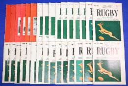 1963-66 SARB Official Monthly Rugby Magazine (31): Very good content, English & Afrikaans, great