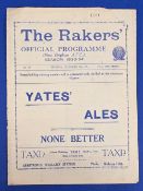 1933/1934 New Brighton v Chester Div. 3 (North) match programme, 4 pager, Boxing Day 1933; top
