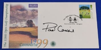 128th Open Golf Championship 1999 Royal Birkdale First Day Cover hand signed by the winner Paul
