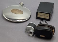 Bushnell Golfscope - 6 power 15mm Rangefinder scale, in original box, plus a silverplated original