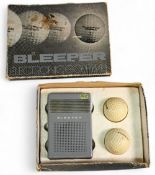 Interesting era of Golf Ball finding c1970s The Bleeper - electronic Golf Ball and receiver - each