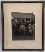 Fine period Harry Vardon, Newport Isle of Wight, Golf Photograph, with names of G F S Stratton, Dr
