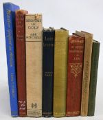 9x period Golf Books to include Golf Simplified Cause & Effect 1921 Dave Hunter, Consistent Golf