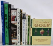 Golf Books to include The Wit and Wisdom of Golf 1994, Golf Annual 1952 Leonard Crawley, Fontana