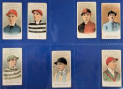 Jockey Cigarette Cards: Kinnear's Handicap cigarettes c1896, x8 cards