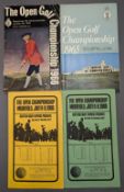 1965 & 1966 Official Centenary Open Golf Championship programmes - both with age related wear to