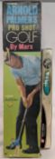 Period Arnold Palmer Pro Shot Golf Game by Louis Marx - in good condition, with a Wilson modern golf