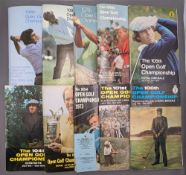 1971 & 1980 Official Centenary Open Golf Championship programmes - 1971 with two draw sheets, 1972