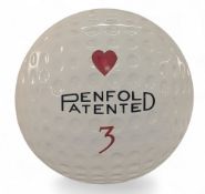 Large Penfold Golf Ball Advertising Shop Display - c1970 comprising convex plastic wall plaque