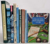 Golf Books to include Collecting Old Golfing Club 1985 Alick Watt, The Suggestion Book 2001 Duncan