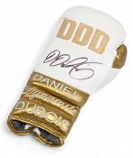 Signed Boxing Glove by Daniel Dynamite Dubois. Daniel Dubois (born 6 September 1997) is a British