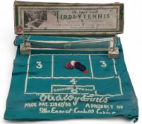 Period Ernest Sewell Tiddly Tennis, tabletop game, in card box with age related wear to box, some