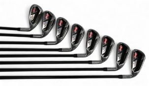 Callaway RAZR X Golf Irons (8) includes 4-9, Pw and Sw - with R and A flex Callaway shafts, golf