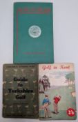 Period Golf Guidebooks, Golfing in Ireland signed Harry Bradshaw to inside board, J P Murray 1952