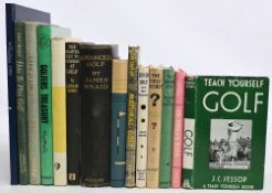 Golf Books to include Teach Yourself Golf 1960 J C Jessop, As Hogan Said 2000 Randy Voorhees, The