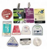 1997-2002 PGA Golf Tour Caddie Badges and Passes: Buick Classic, Sprint International Great