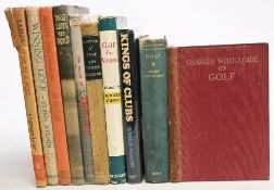 Golf Books to include Charles Whitcombe on Golf 1931, Golf 1943 Henry Longhurst, Kings of Clubs 1968