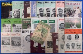 1939-1984 West Indies Cricket Tour Programmes: to include 1939 and 1950 programmes and 2 pictures/