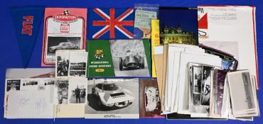 Quantity of Motor Racing Memorabilia to include Programme Grosser Preis Von Deutschland 1/8/65, 1957