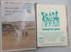 Collection of 1995/1999 'Through The Green' Quarterly Golf Magazines (11) privately publ'd by The
