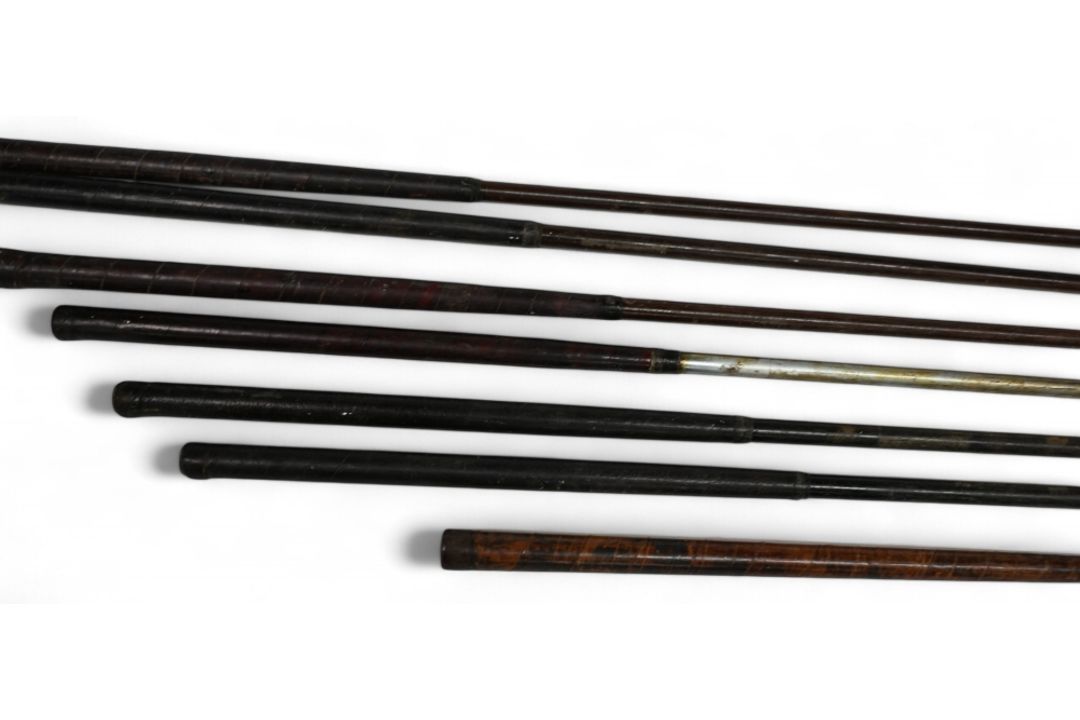 6x Tom Stewart steel shafted irons from long iron to anti-shank niblick, t/w an unusual elongated - Image 2 of 3
