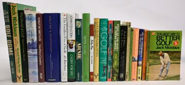 Golf Books to include The Best Way to Better Golf No 3 1971 Jack Nicklaus, The Complete Golf