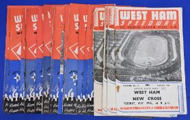West Ham speedway programmes from the fifties to include 1950 x3 1951 x2 1952 x7 1953 x4 1954 x8