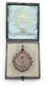 c1910 Period bronzed Golf Medal Awarded to Captain H Thorr York Regiment - undated in original