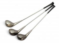 3x Danish Frigast silverplated Cocktail Stirrers, #20cm long