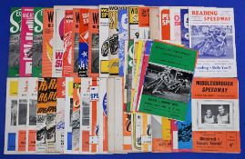 Fifty speedway programmes from the sixties in good-fair condition with some rusty staples additional