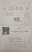 1916-1931 Period Scottish Golf Club Supplier Invoices, an illustrated Geo George Beattie Banchory