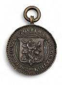 1904 News of the World 3rd Place bronze Fob Medal Award Alex Herd (1910 Open Champion) this award