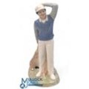 Royal Doulton Reflections Golfer: HN 2992 issued in 1988 25cm high