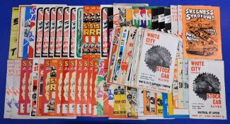 100+ Stock Car Racing programmes from the sixties and seventies in good-fair condition with some