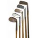 4x Assorted Golf irons to incl 4 iron stamped LB London, W Goodridge of Lichfield mashie, Gainey - Image 1 of 3